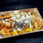 Gyros tál, csak hússal